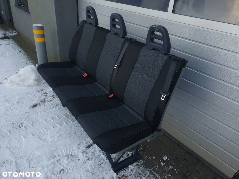 Kanapa, Ławka, Fotel 3-osobowy Fiat Ducato 19r podsufitka brygadówka - 3