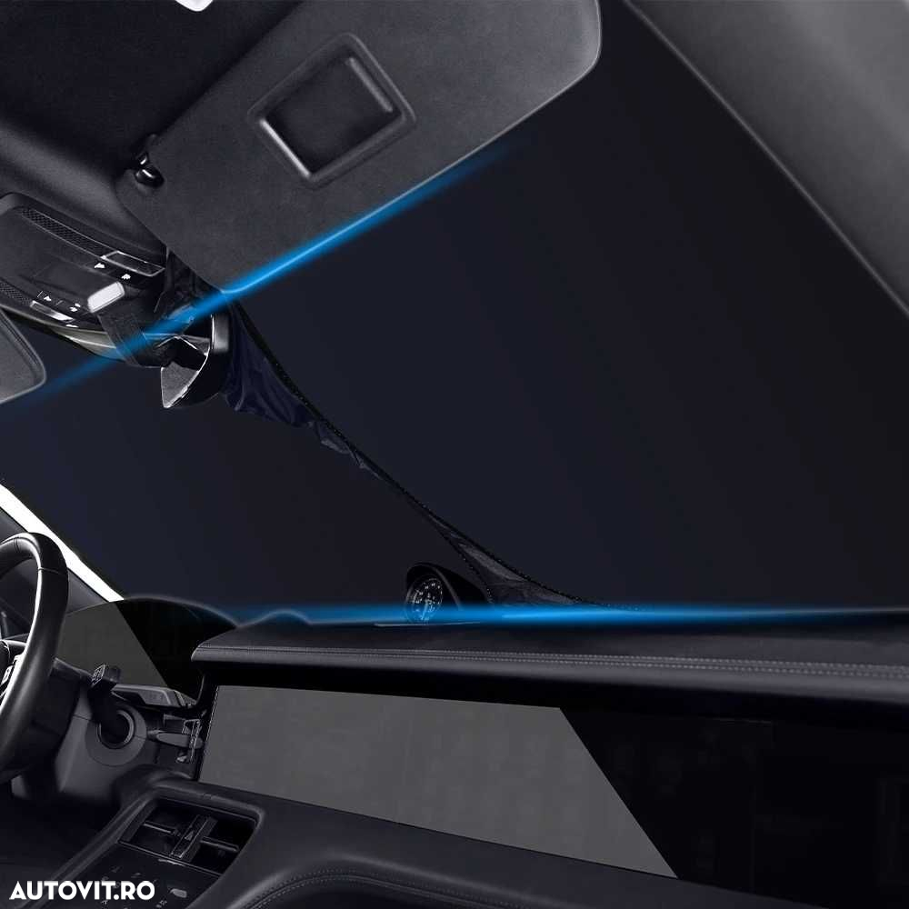 Parasolar AUTO Parbriz Dedicat BMW Seria 5 G30 140x70cm, Ultra Pliabil - 5