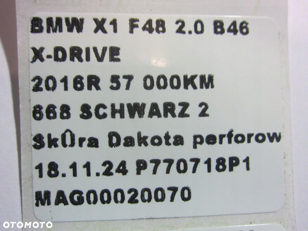 BMW X1 F48 X2 FELGI ALUMINIOWE 36116856070 6856070 18" 7.5J KOMPLET - 16