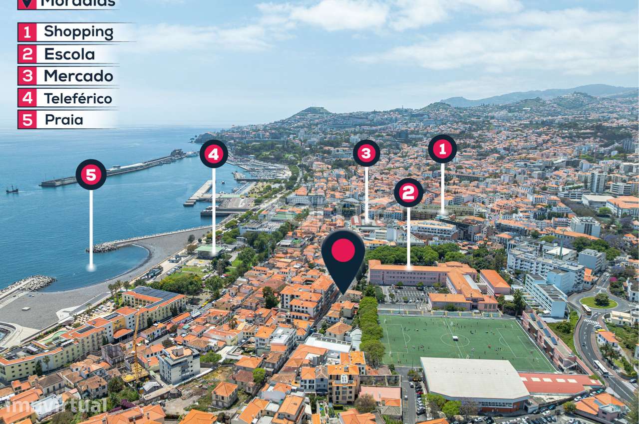 Apartamento T1, fração B, Situado em pleno Coração do Funchal - Grande imagem: 2/28