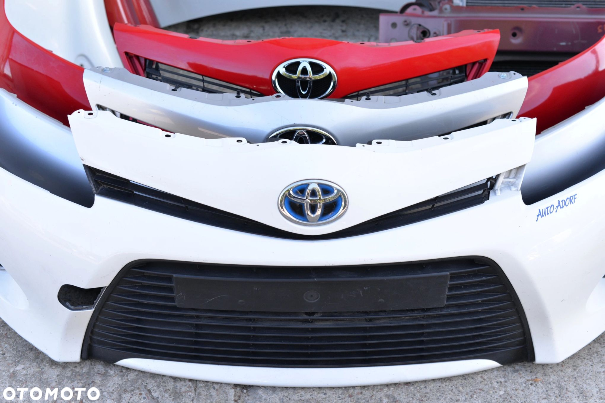 MASKA ZDERZAK GRILL BŁOTNIK LAMPA H7 XENON PAS BELKA TOYOTA YARIS 3 III - 13