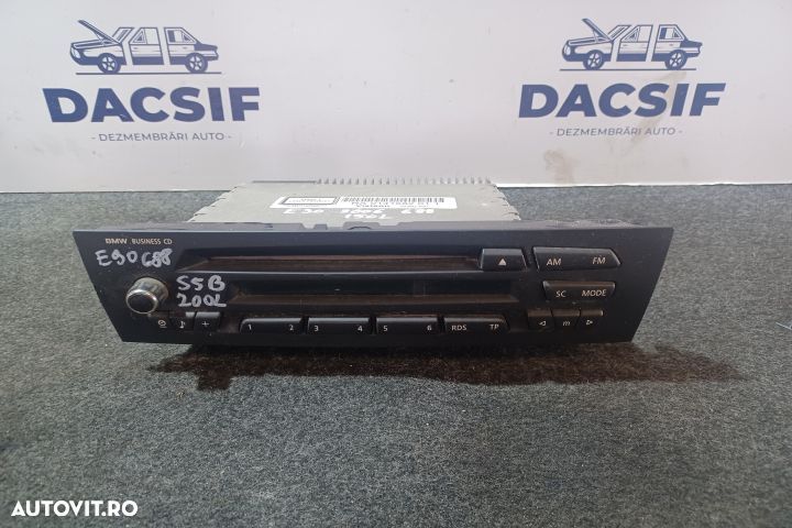 Radio cd 9141682 01 BMW Seria 3 E90 [2004 - 2010] Sedan 318d MT (143 - 1