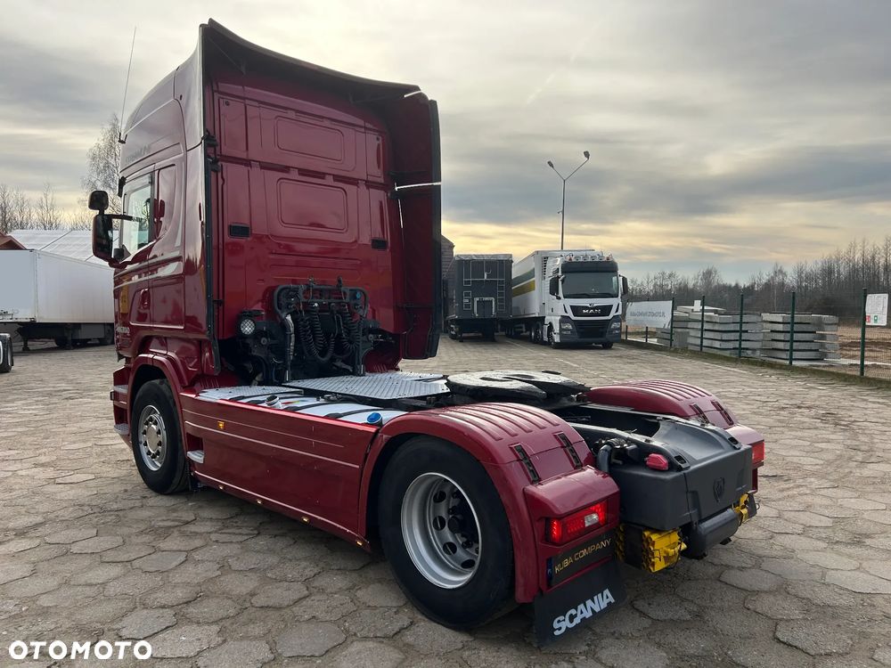 Scania R450 RETARDER / SKÓRY / NAVI / AUTOMAT / POLSKI SALON / ZBIORNIKI PALIWA 1500 L / LAMPY LED / FULL SPOJLERY / TYŁ 4 PODUSZKI / BARDZO ŁADNA SCANIA 2015 ROK !! - 4