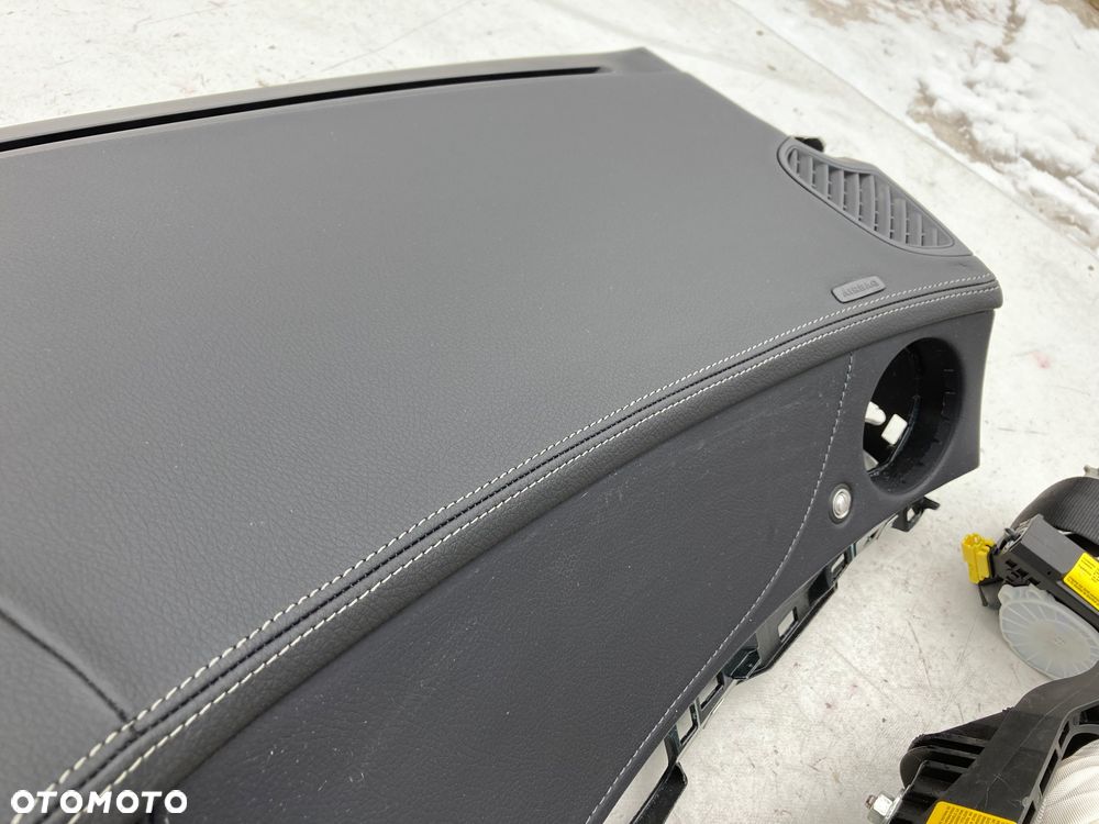 MERCEDES S W217 W222 DASHBOARD DESKA KONSOLA KOKPIT PULPIT PÓŁKA PARAPET PODUSZKI AIRBAG PASY PAS KURTYNA CURTAIN SEAT BELT Raz2 - 18