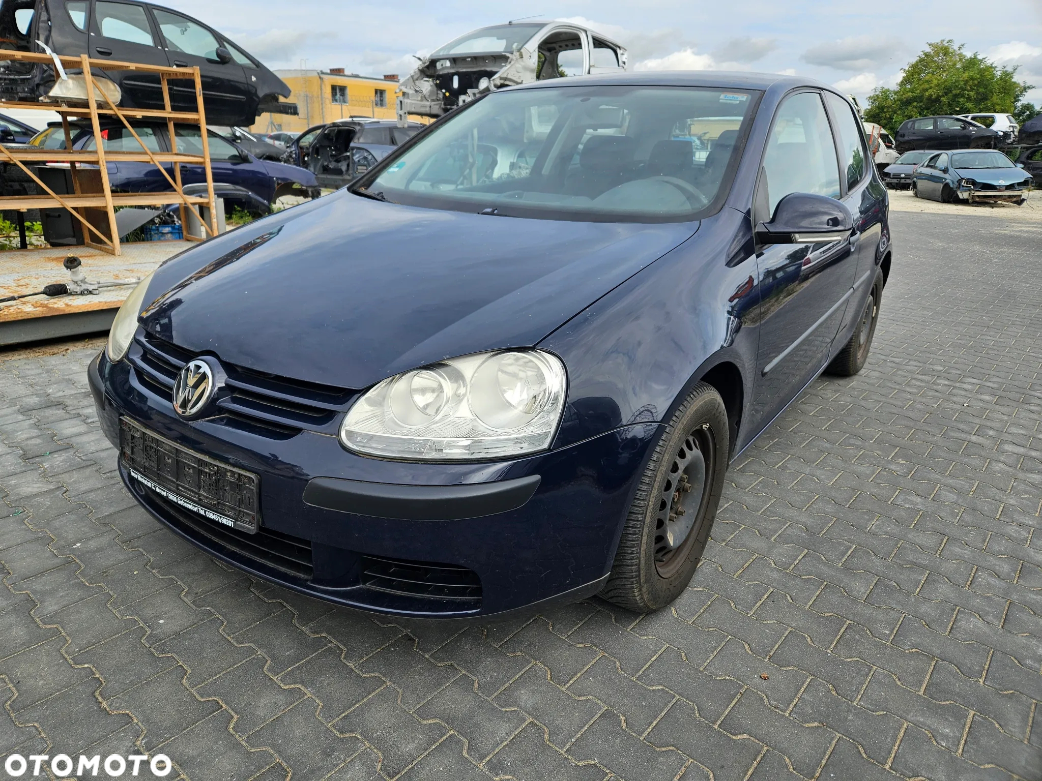 Zderzak przód przedni VW Golf 5 V 2006r 3d hatchback LA5G - 2