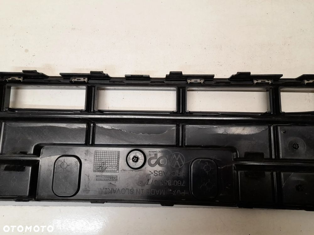 VW TOUAREG III  R-LINE KRATKA ŚRODKOWA ZDERZAKA PRZEDNIEGO 760853677 - 8