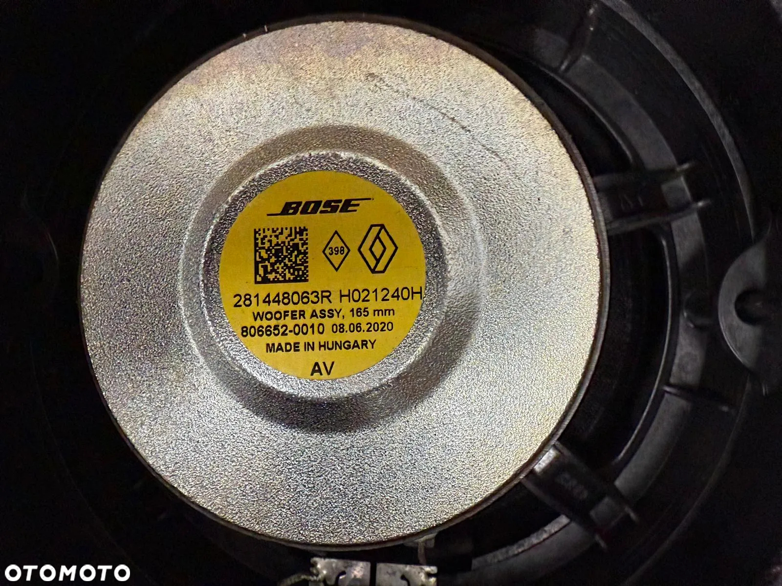 RENAULT CLIO V 19- GŁOŚNIKI WZMACNIACZ SUBWOOFER BOSE 280617997R - 4