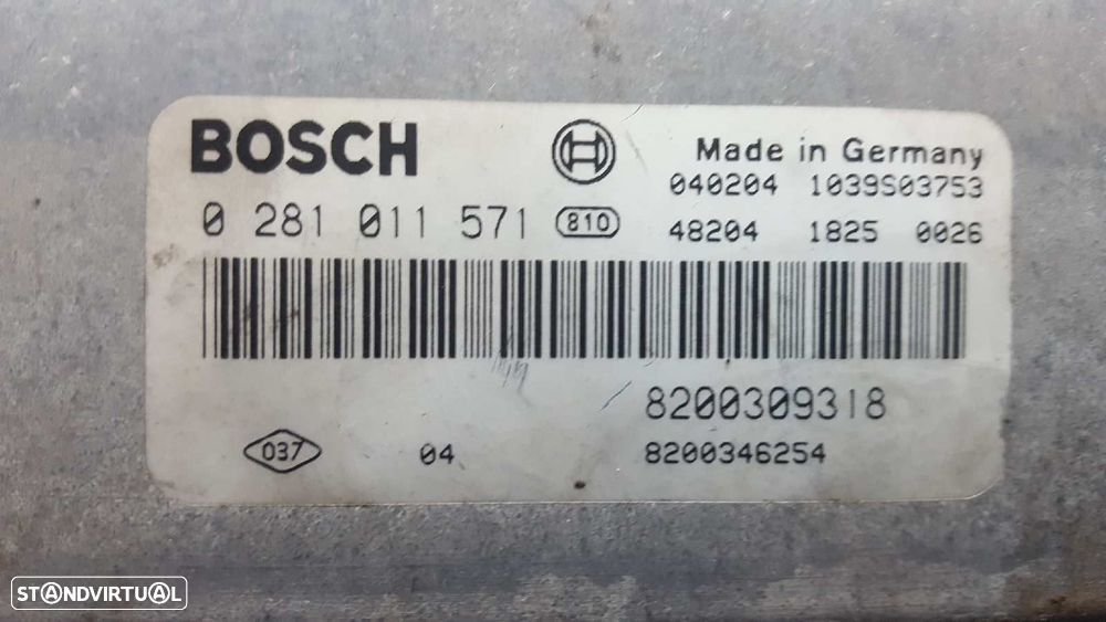 CENTRALINA DO MOTOR UCE RENAULT LAGUNA II GRANDTOUR (KG0) PRIVILEGE - 3