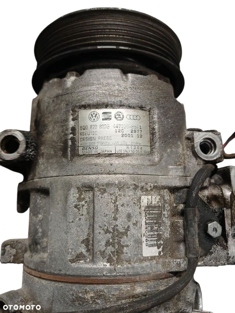 KOMPRESOR KLIMATYZACJI POLO FABIA 1.2 6Q0820803G - 2