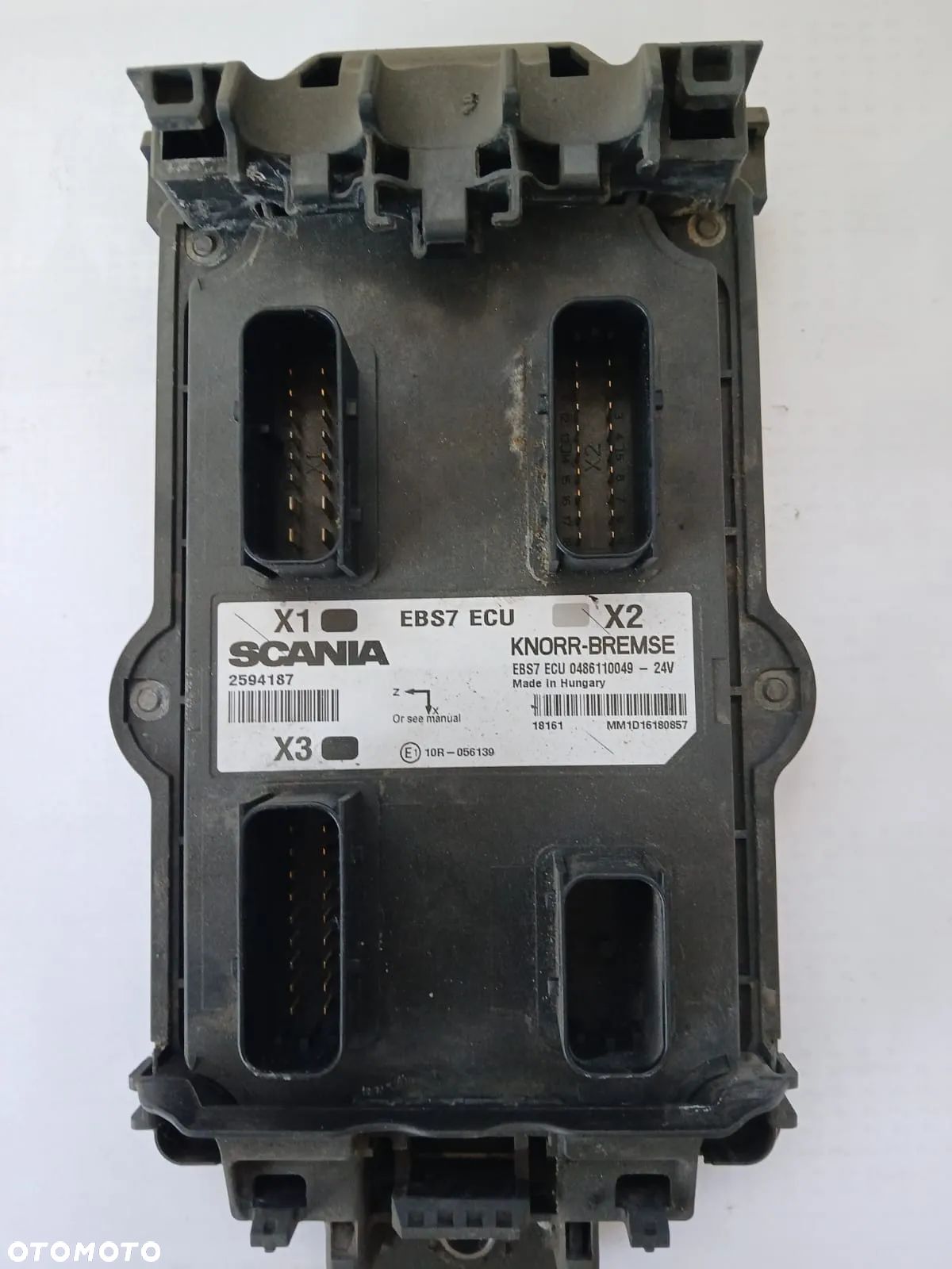 STEROWNIK MODUŁ EBS7 EBS 7 ECU SCANIA NTG 2594187, 2570040, 2530946, 3078986, 2824541, 2789427 - 1