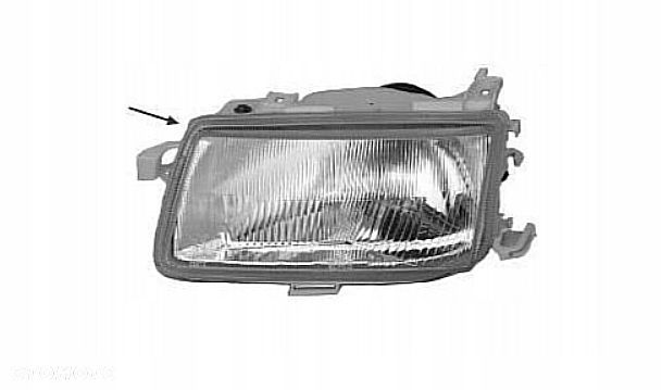 reflektor lampa prawa przód 3734942 opel astra f - 1