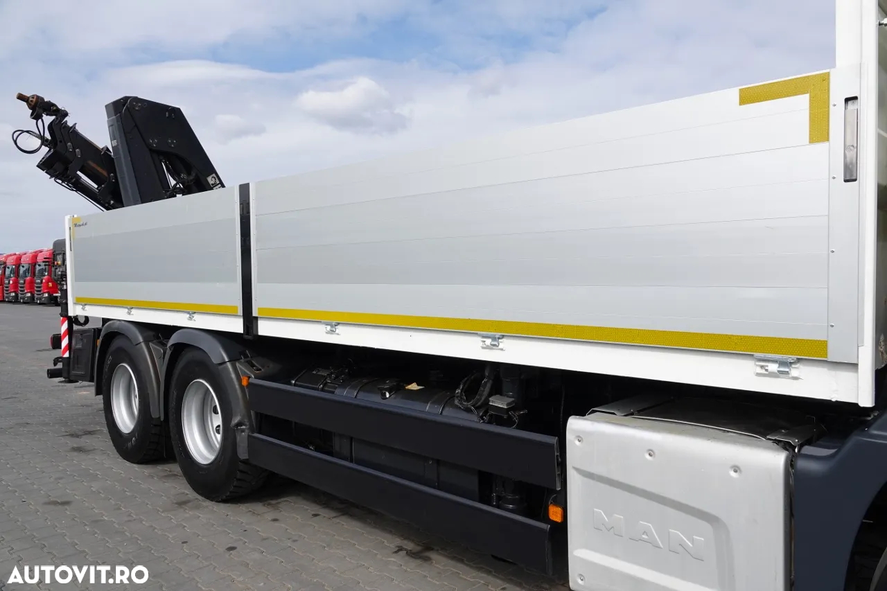 MAN TGS 26.320 / 6X4 / CUTIE 6.5 M + HDS HIAB 188 BS-3 / CAPACITATE MAX: 5000 KG / RADIO CONTROL / ROTATOR / EURO 6 - 16