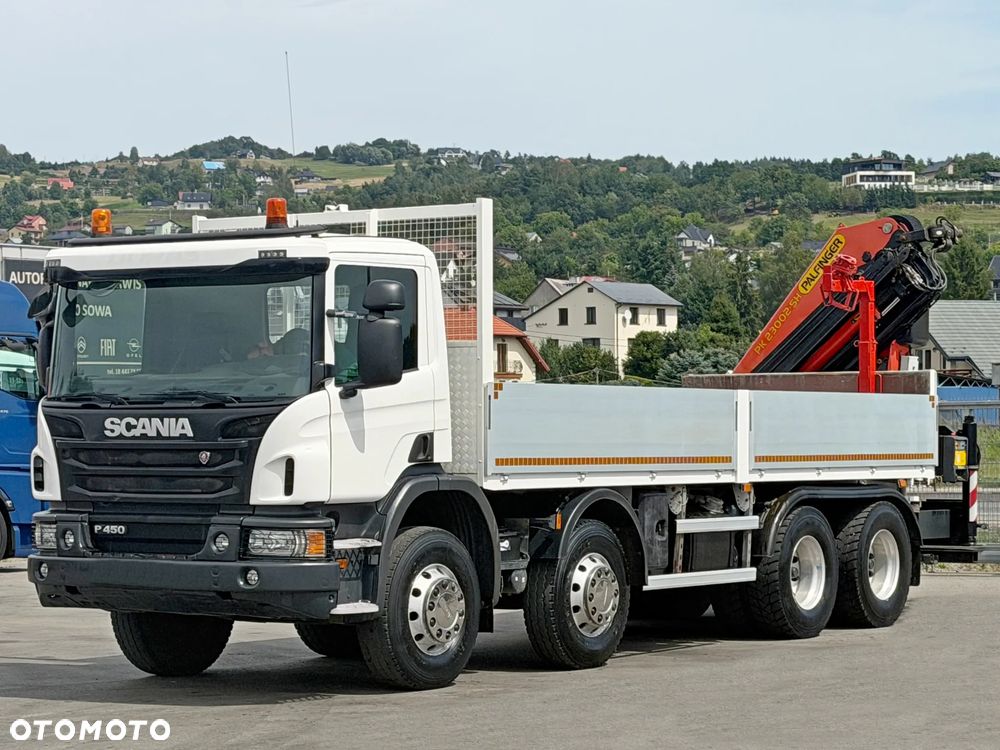 Scania P 450 * SKRZYNIA 6,90 m + PK 23002 - SH C + PILOT * 8x4 *STAN BDB - 4
