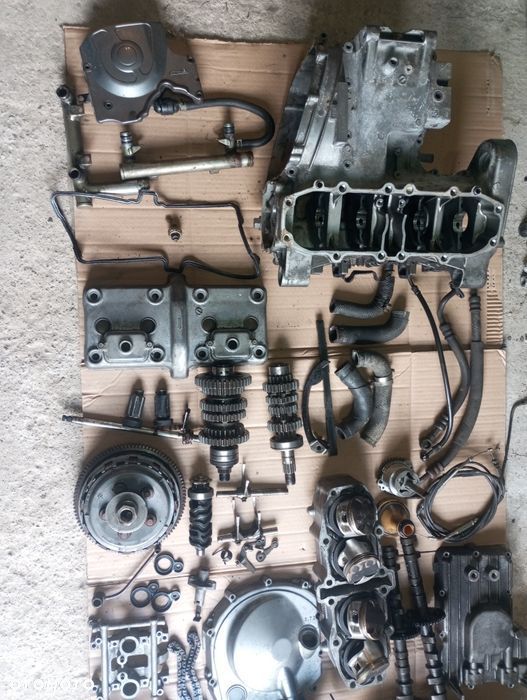 Głowica części silnika silnik Kawasaki ZZR 600 ZX E ZX6R  98-02r B3 - 2