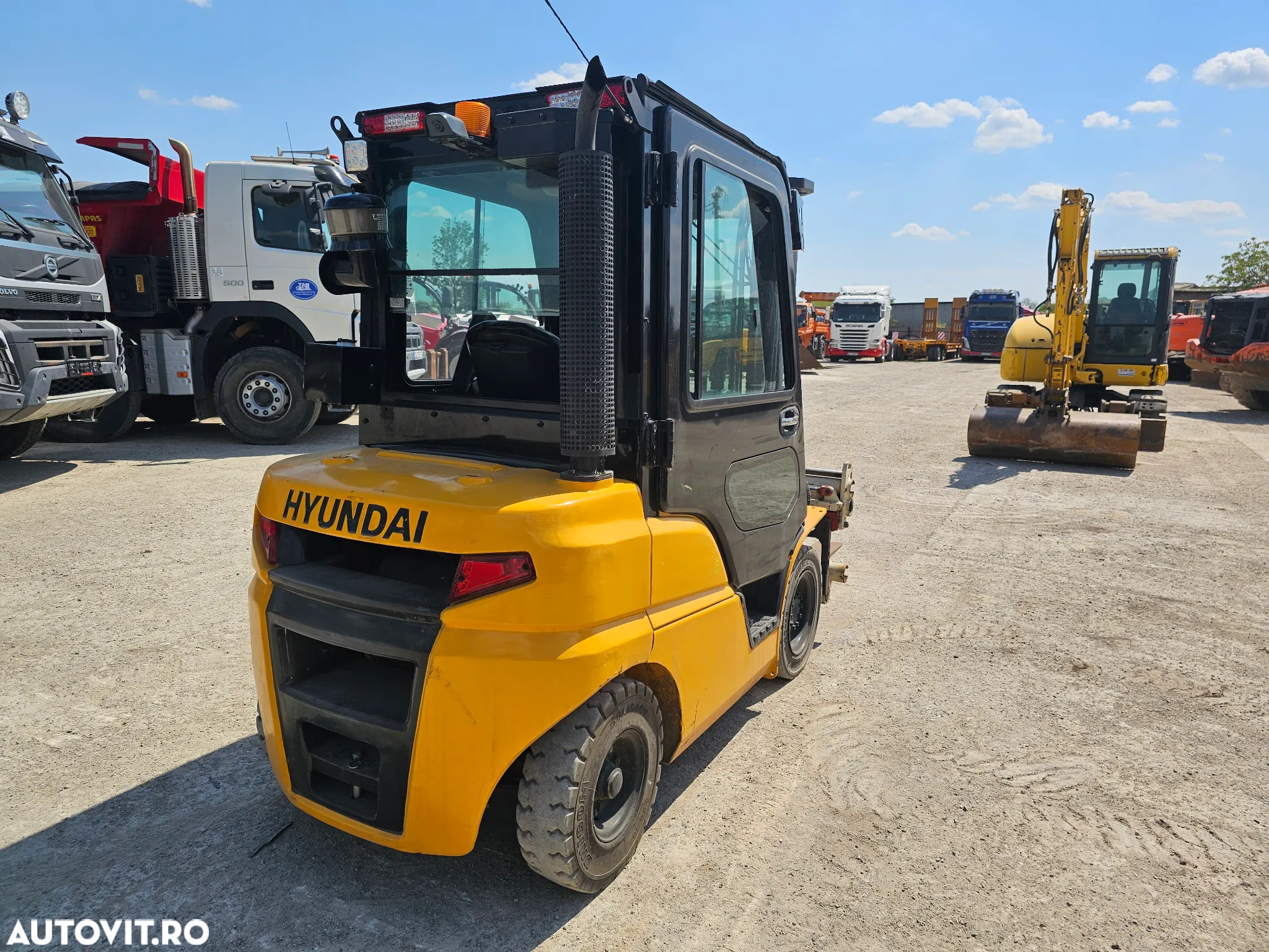 Hyundai 25D-9E motostivuitor stivuitor triplex - 10