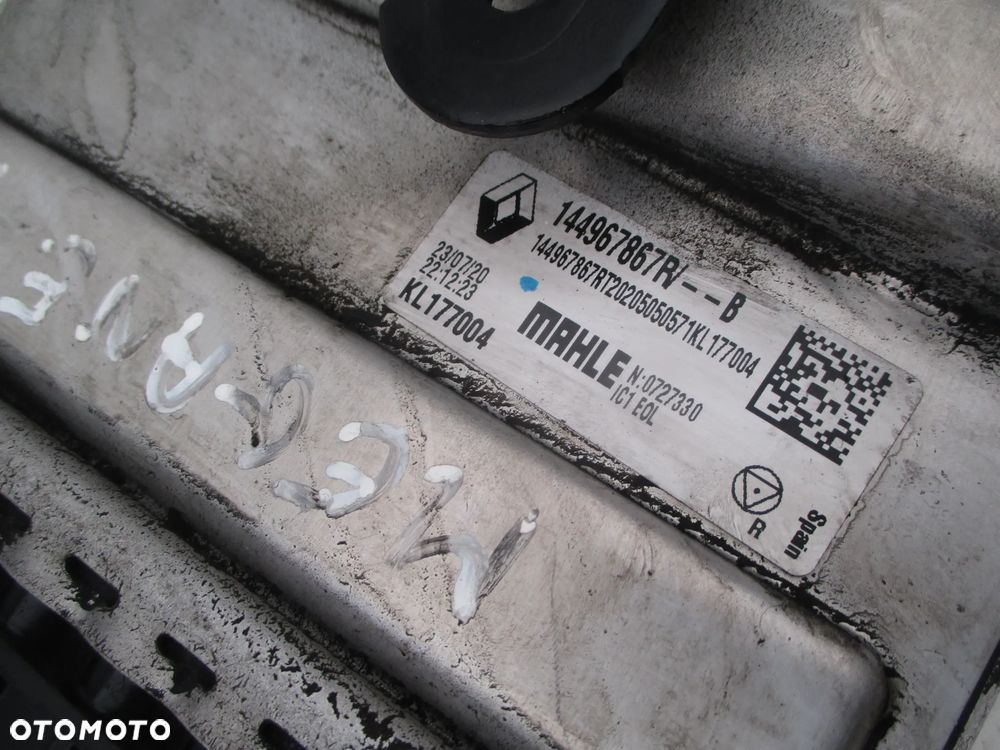 RENAULT 1.5 BLUE DCI CHŁODNICA INTERCOOLER 144967867R - 2