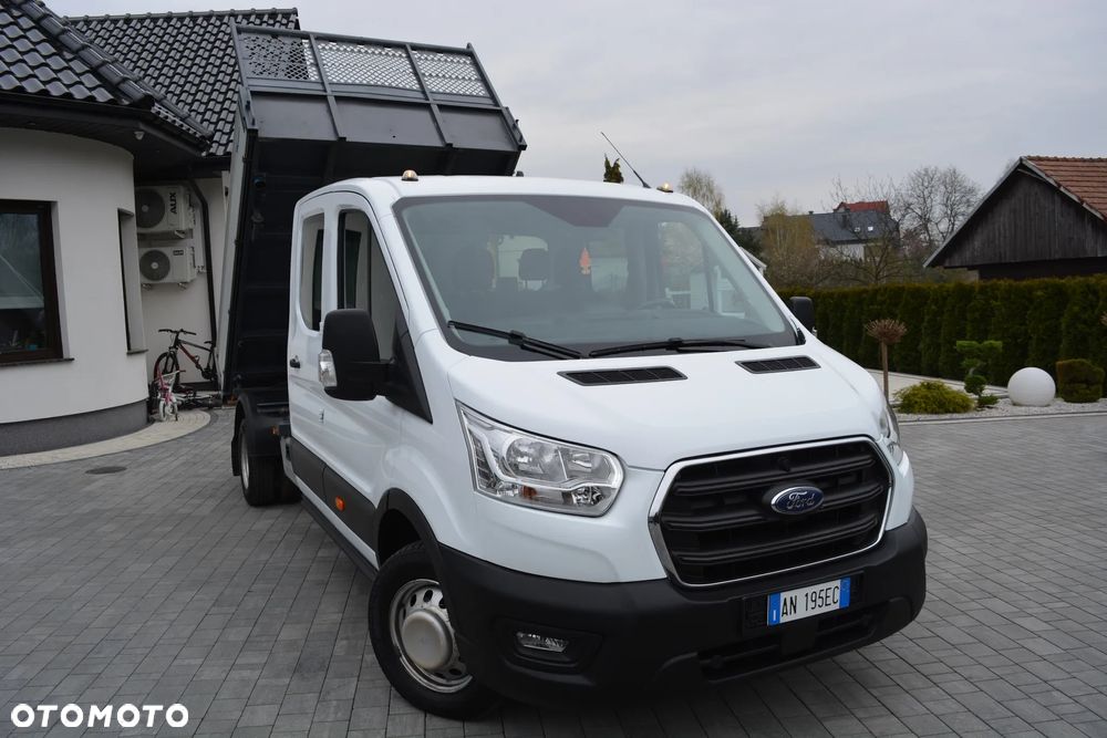Ford TRANSIT_PIĘKNY 2020/21 Rok-EURO 6+KLIMA_SOLIDNA 3-STRONNA ORYGINALNA WYWROTKA Z WŁOCH_7-OSÓB BRYGADÓWKA DOKA - 35