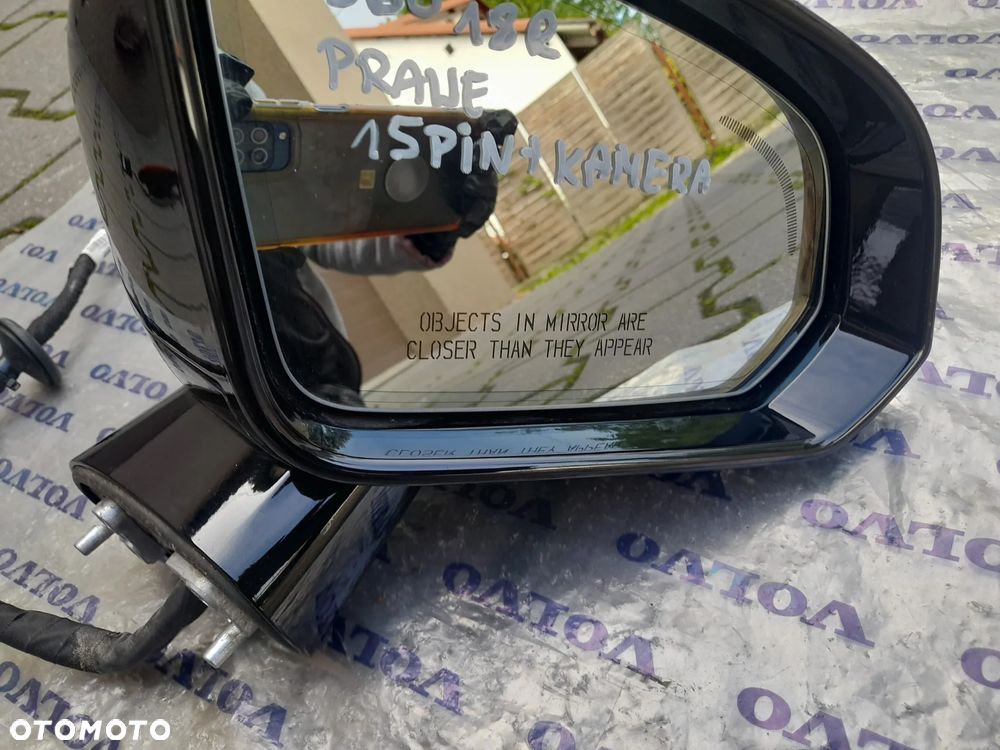 LUSTERKO PRAWE 15PIN+ KAMERA ASYSTENT VOLVO S60 III 18R CZARNE 019 USA - 6