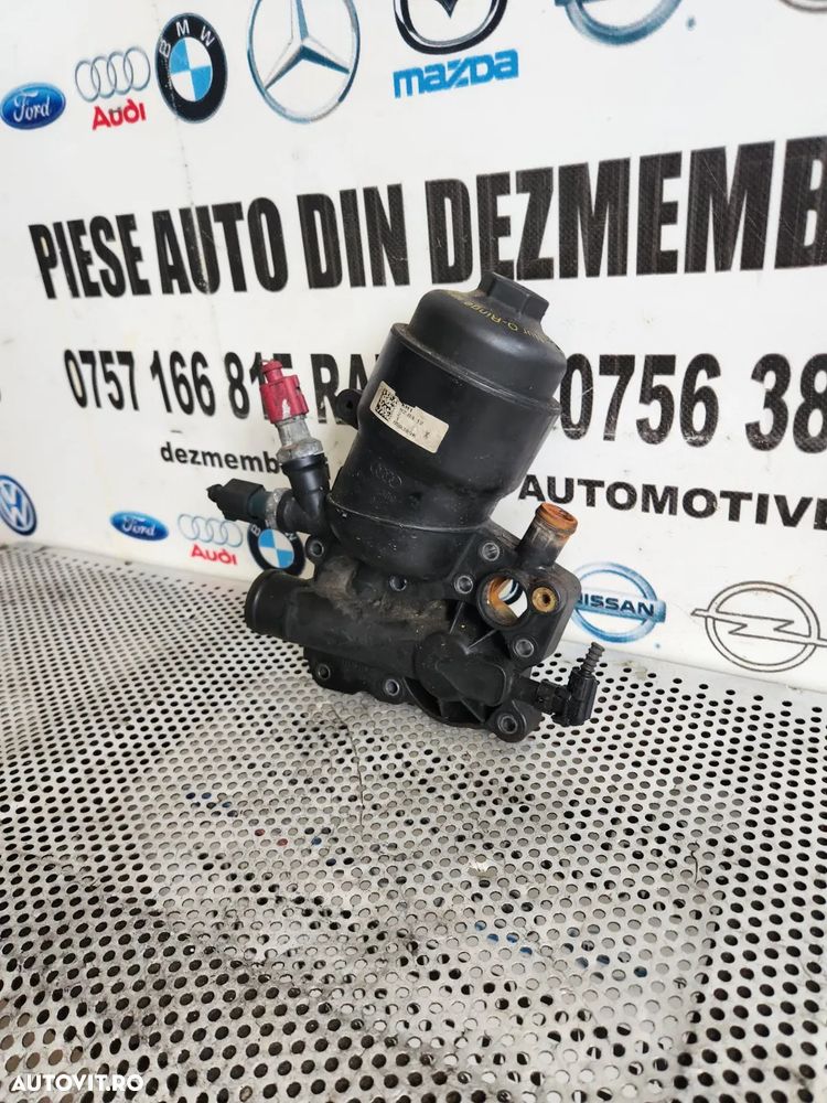 Suport Filtru Ulei Audi A6 4G C7 A8 D4 A7 Q7 Q5 Cayenne Touareg 3.0 Tdi An 2012-2013-2014-2015-2016 - 2
