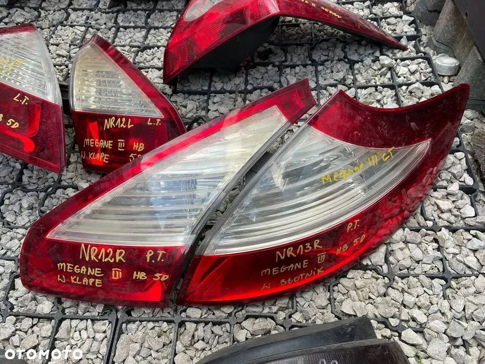 RENO LAMPY TYŁ LEWE PRAWE RENAULT LAMPA TYLNIA LEWA PRAWA - 14