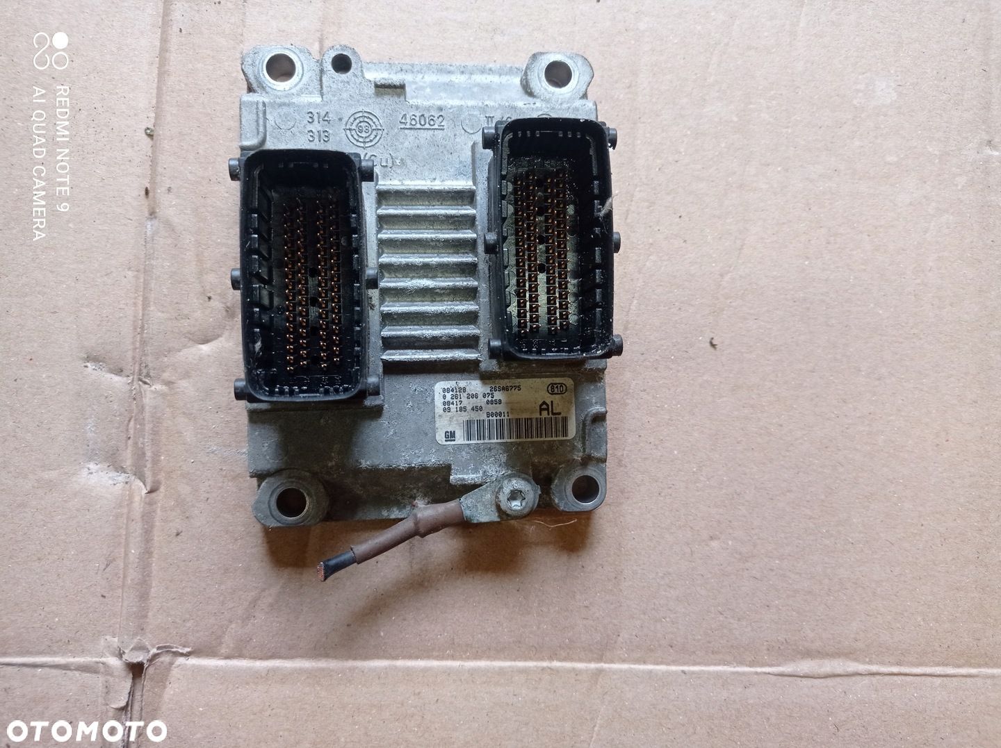 Komputer Silnika Opel Agila 1.2 0261206075 - 1