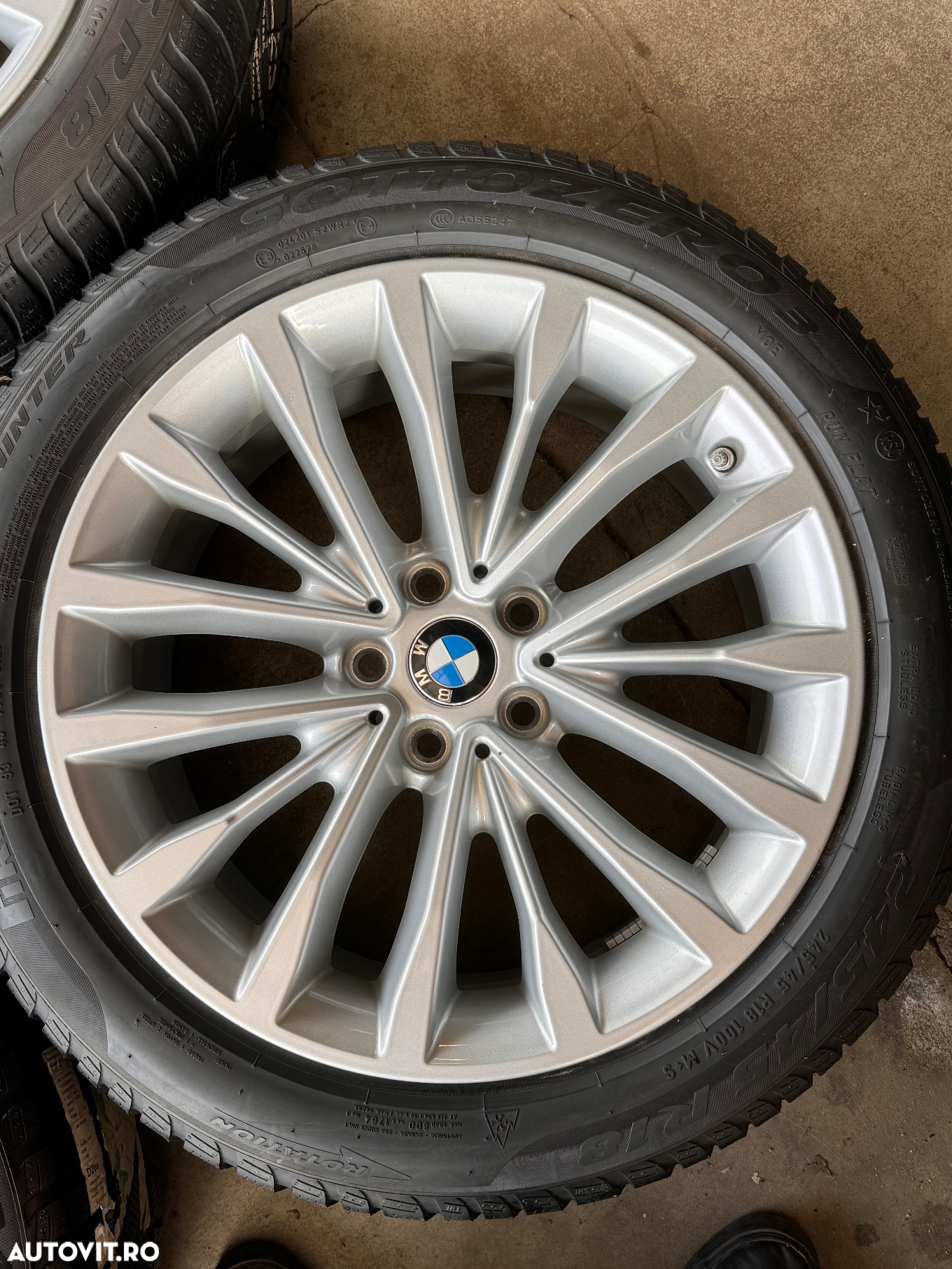 Vând jante originale BMW G30-31 pe 18” cu anvelope de iarnă - 4
