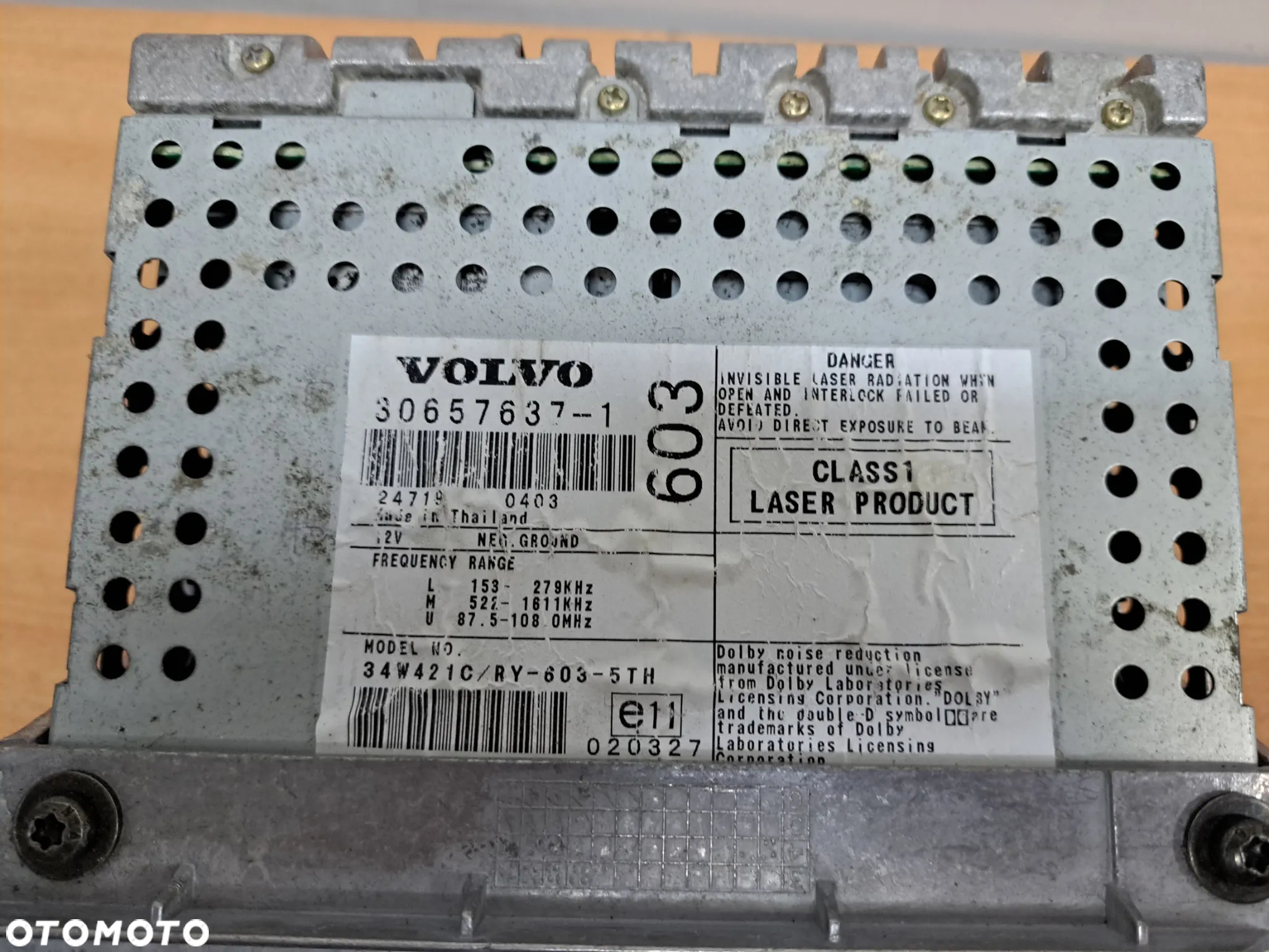 RADIO HU-803 AUDIO VOLVO V70 II S60 I - 2