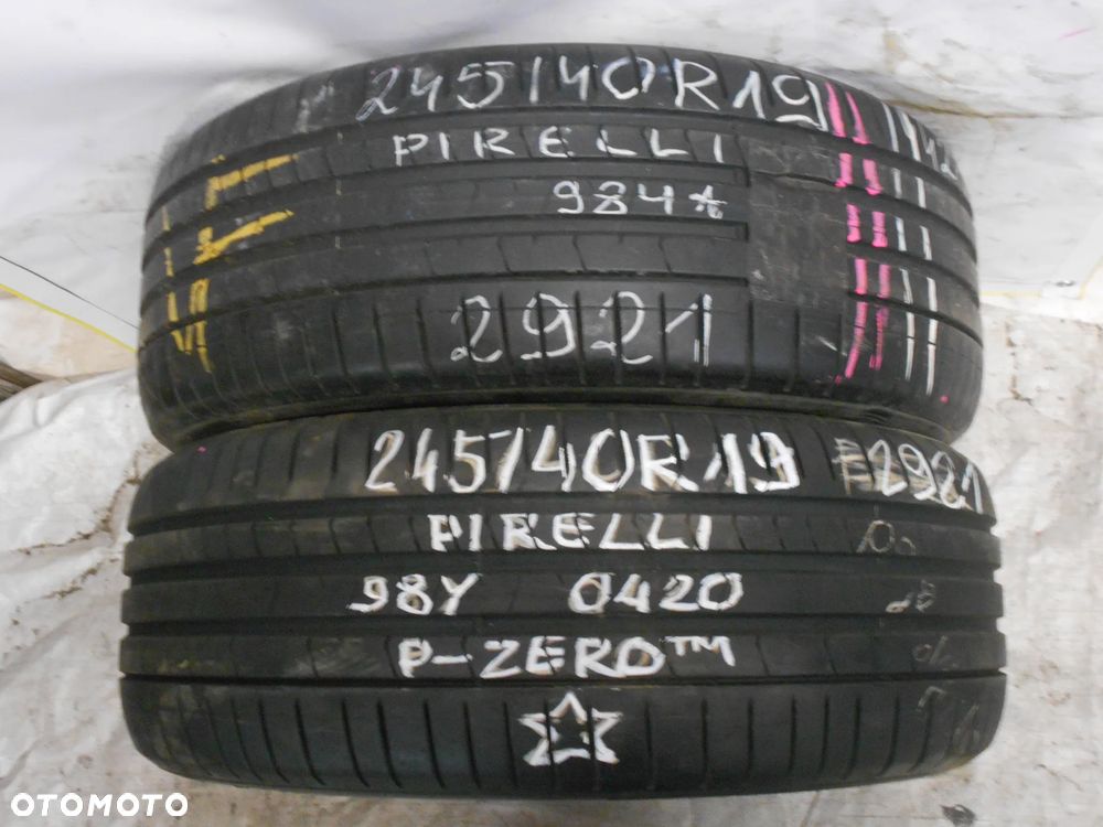 OPONY 245/40R19 PIRELLI PZERO DOT 2921 / 0420 6.6MM - 1