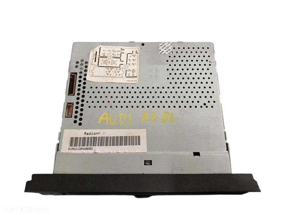 RADIO KASETA AUDI A3 8L 8L0035152A 7640251380 BRAK KODU - 2