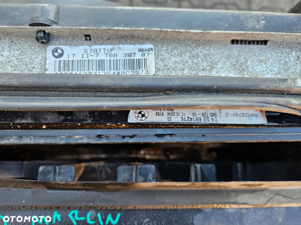 BMW X5 E53 3.0 D chłodnica wentylator - 3