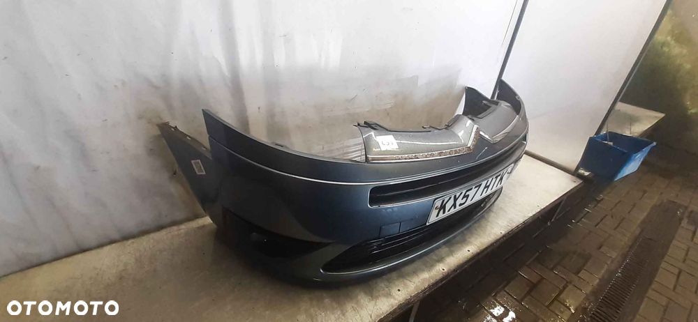 / ZDERZAK PRZÓD PRZEDNI DO CITROEN C4 GRAND PICASSO EZWD SZARY HALOGENY - 4