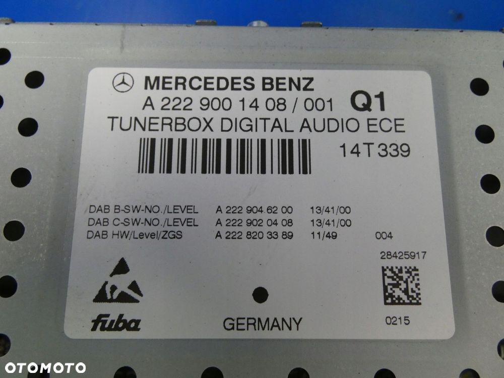 C KLASA W205 WZMACNIACZ TUNERBOX TUNER - 2