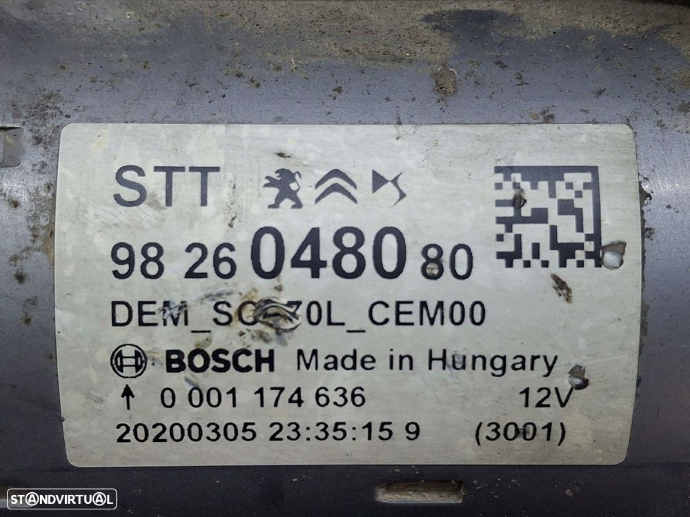 Motor De Arranque Peugeot Boxer Caixa - 5