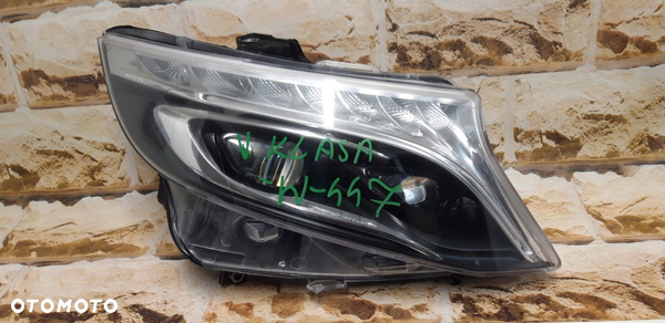 mercedes v klasa vito w447 full led prawa czarna