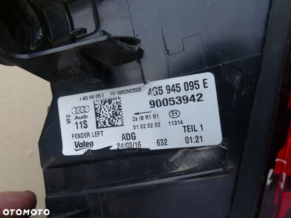 dw audi a6 c7 lift zderzak 4 pdc lampy klapa 4g5945095e 4g5945096e - 10