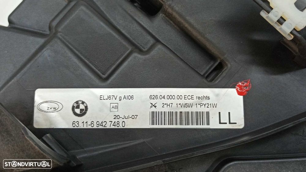 FAROL DIREITO BMW SERIE 3 TOURING (E91) 325D - 11