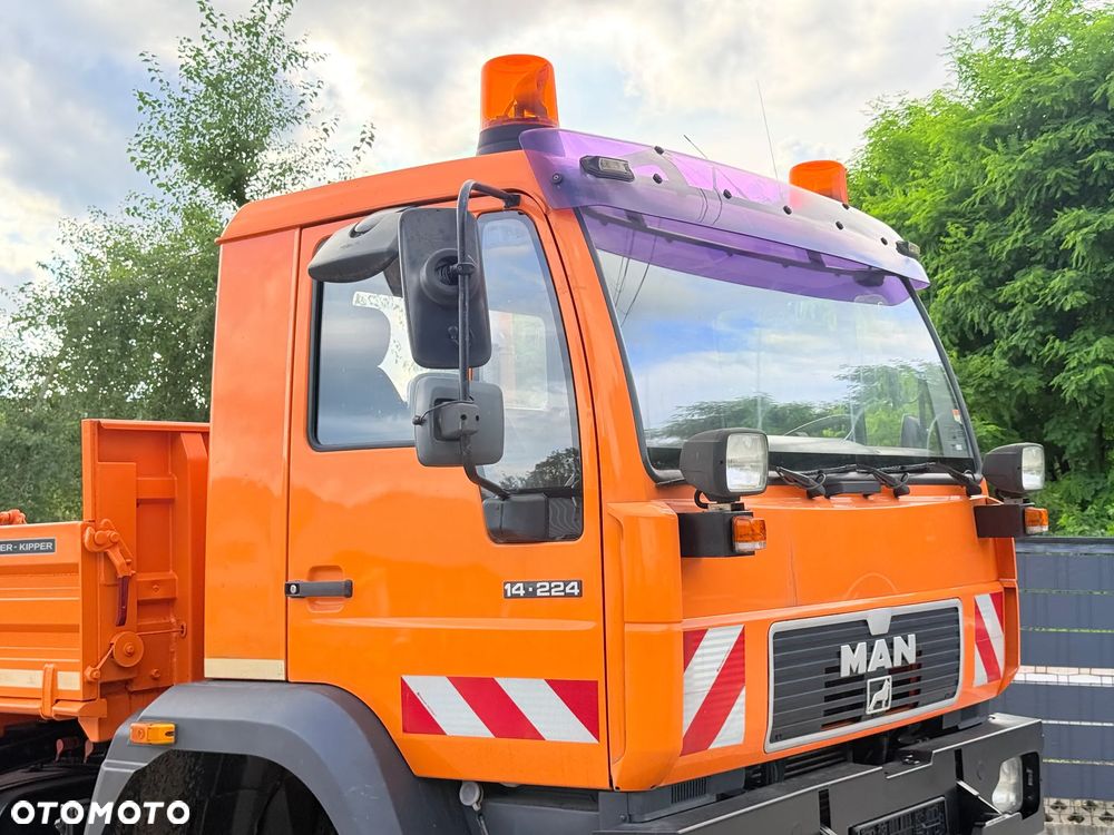 MAN * MAN 14-220 * Kiper Wywrotka Meiller * 4x4 * Zimowe Utrzymanie * Unimog * - 21