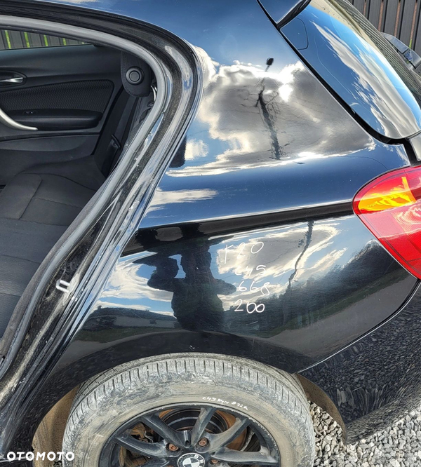 ĆWIARTKA BŁOTNIK LEWY TYŁ TYLNA BMW F20 668 SCHWARZ II