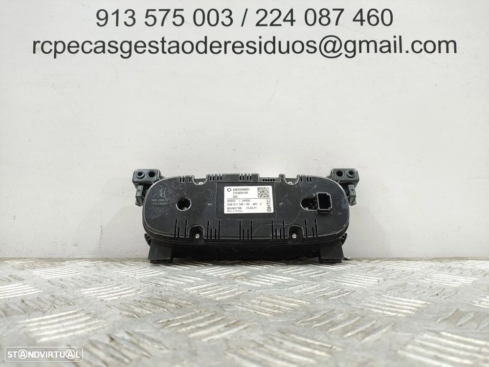 Display Sofagem Comando Climatronic Smart Forfour 2 MK2 453 2004 - 2014 - 7