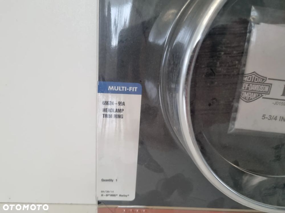 Harley Davidson  Sportster Dyna Softail ramka Okular lampy 69624-99a 5 3/4 cali - 4