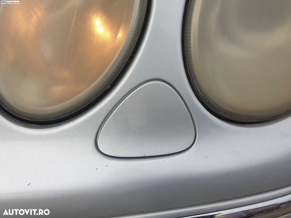 Bara Spoiler Fata cu Grile Proiectoare cu Bandouri cu Locas Senzori de Parcare si Locas Spalatoare Faruri cu Defecte Mercedes Clasa E Class W211 Break Combi NFL Non Facelift 2002 - 2006 Culoare C775 775 [K3437] [K3438] [K3439] [K3440] [K3441] [K3442] [K34 - 10