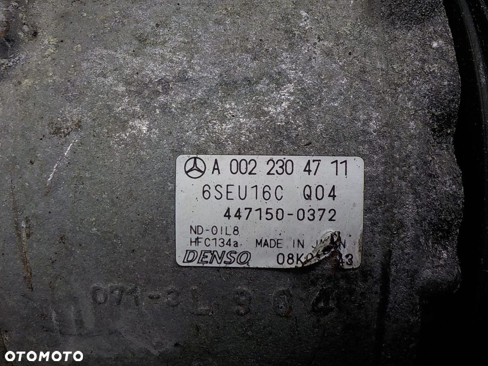 MERCEDES W169 SPRĘŻARKA KLIMATYZACJI A0022304711 - 2
