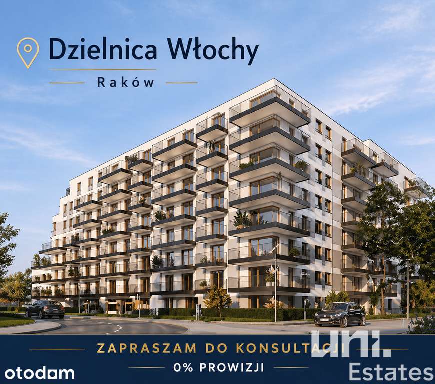 Raków | Nowoczesne 3 Pokoje | 0% Prowizji