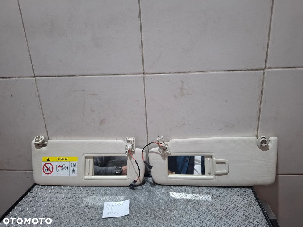 Komplet osłon przeciwsłonecznych słoneczniki  Volkswagen Passat B8 2019 rok kombi nr 3G0857522AF - 4