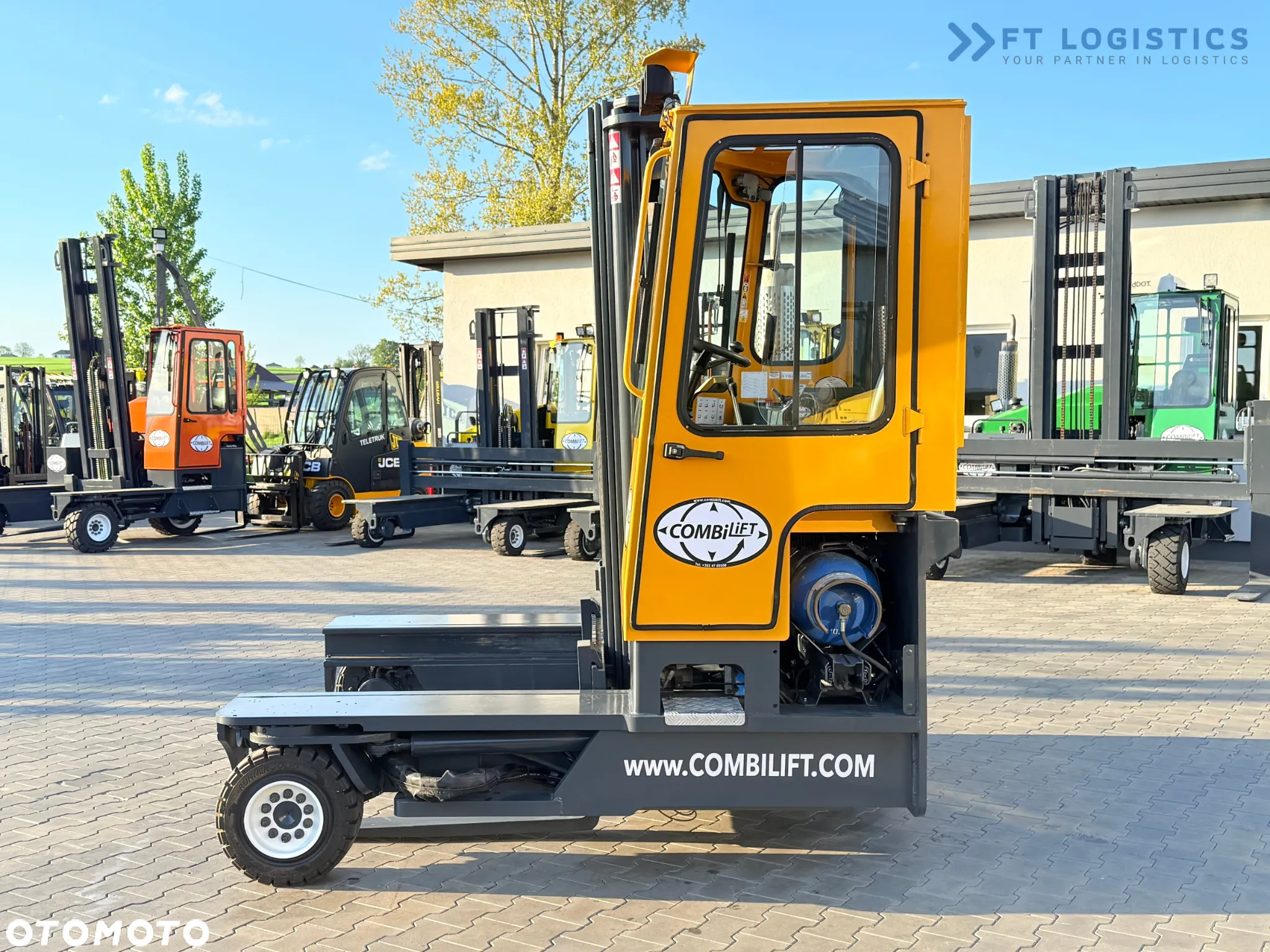 Combilift C4000 / GAS / TRIPLEX - 5600MM / WOLNY SKOK / PRZESUW WIDEŁ / JAK NOWY - 7