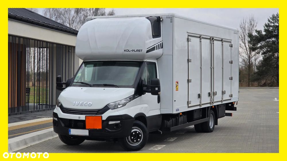Iveco IVECO DAILY 72C18 3.0 180KM DMC 7200 ❗❗ KONTENER 15 PALET / OTWIERANY BOK / ZABUDOWA SAXAS / WINDA DHOLLANDIA 1000KG / NOWY TACHOGRAF / HI-MATIC / ZAWIESZENIE PNEUMATYCZNE AIR-PRO / RADAR  / ADR / SERWIS ASO / KABINA SYPIALNIA / ROZSTAW OSI 5.10 / ŁADOWNOŚĆ 3200KG / LAWETA / CHŁODNIA / RAMA❗❗ JAK NOWY❗❗ - 1