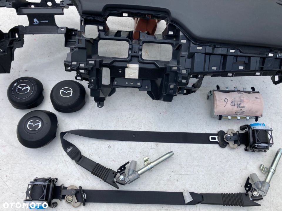 MAZDA 6 VI GJ LIFT LIFTIN FL DESKA KONSOLA KOKPIT PULPIT PÓŁKA PARAPET AIRBAG PODUSZKI PASY PAS Oryginał Okazja Sprawdź Raz2 !!! - 5