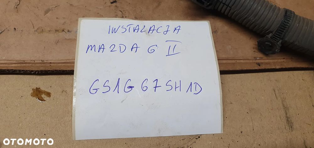 Instalacja wiązka kable Mazda 6 II GS1G67SH1D - 11
