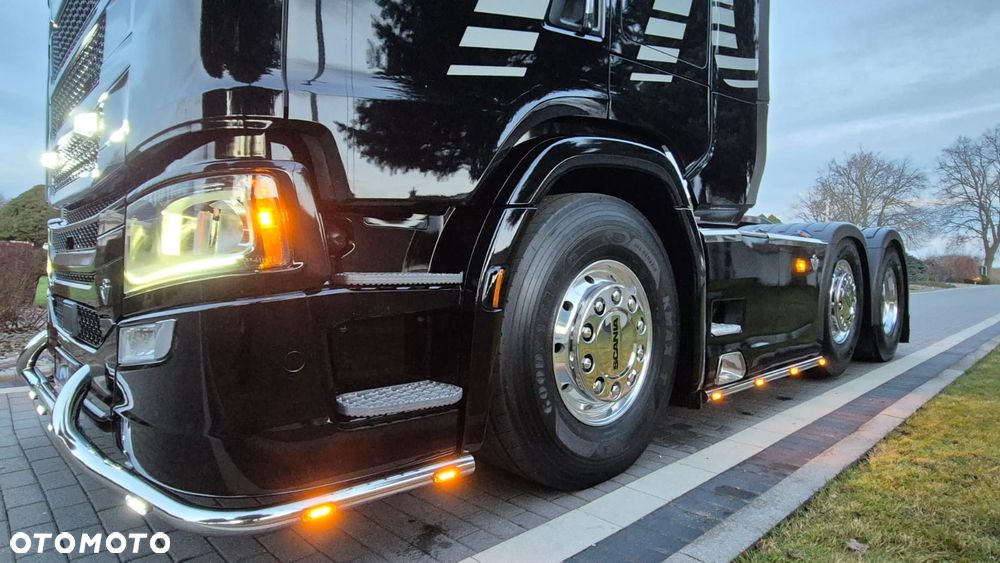Scania SCANIA///S 770///2021///PUSHER///6×2/// 70000KG///RETARDER///OŚ SKRĘTNA///OŚ PODNOSZONA///PODUSZKI///NAWIGACJA/// FULL LED///ALUFELGI///PRZESUWANE SIODŁO///PEDANTYCZNY STAN - 23
