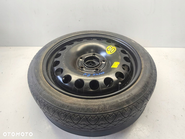 OPEL ASTRA J KOLO DOJAZDOWE ZAPASOWE 5X115 LEWAREK UCHO STYROPIAN